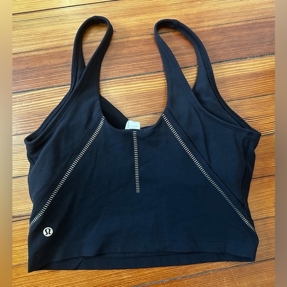 Lululemon Align Tank *Gold Special Edition Black Sz 8 - Picture 2 of 4